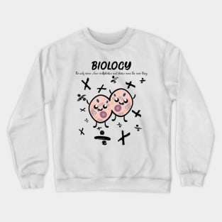 Multiply Your Cuteness: Biology's Adorable Mitosis Mayhem Crewneck Sweatshirt